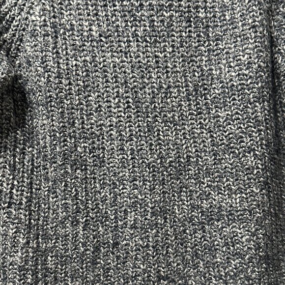 Abercrombie & Fitch size M gray variegated long sleeve turtleneck sweater - Picture 2 of 9